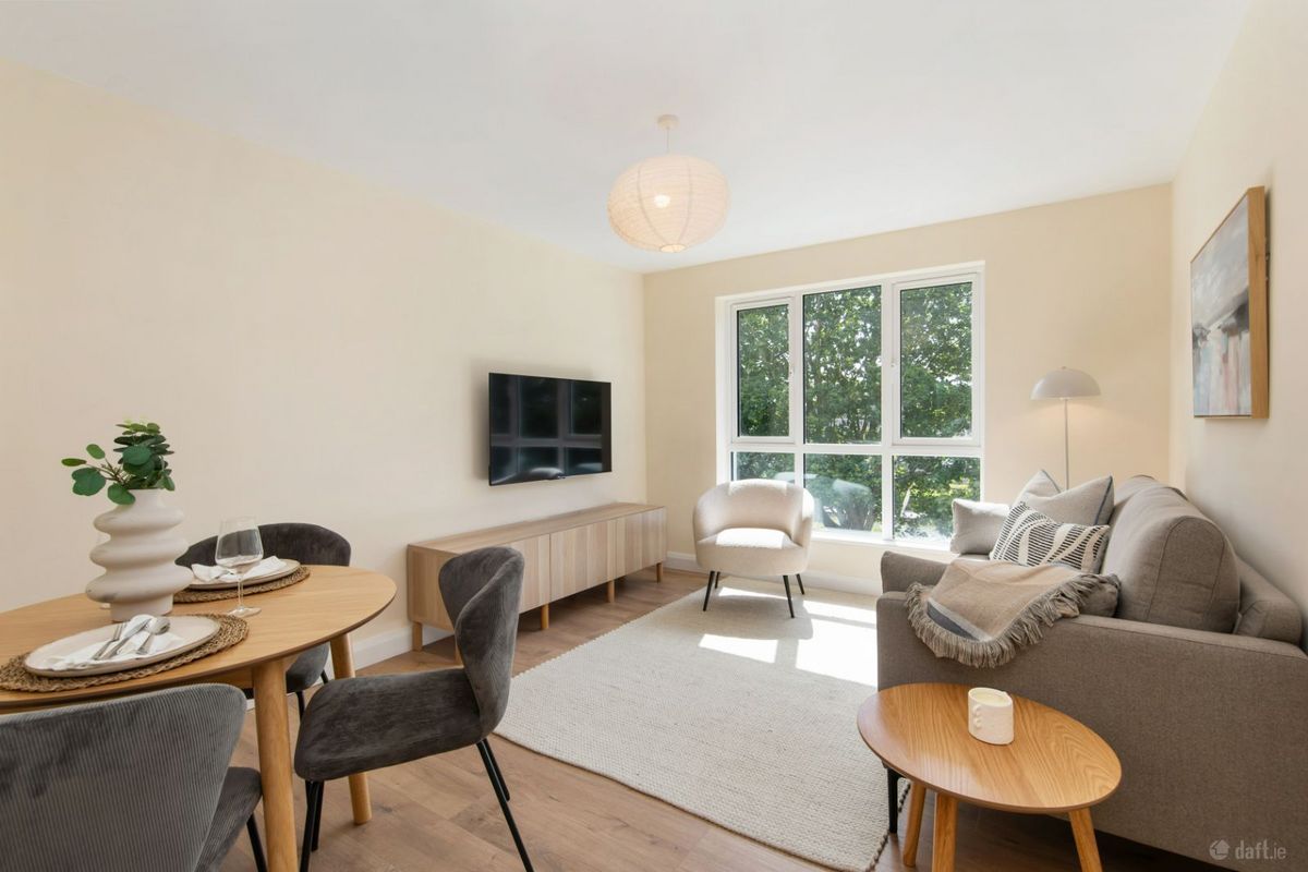 Open-plan living and dining